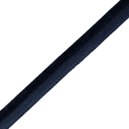 Evienne Silk & Wool Piping Trim by Samuel & Sons in Navy, CT-62103-31, swatch