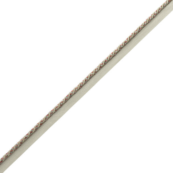 Katerina Cord With Tape Trim by Samuel & Sons in Coral Bouquet