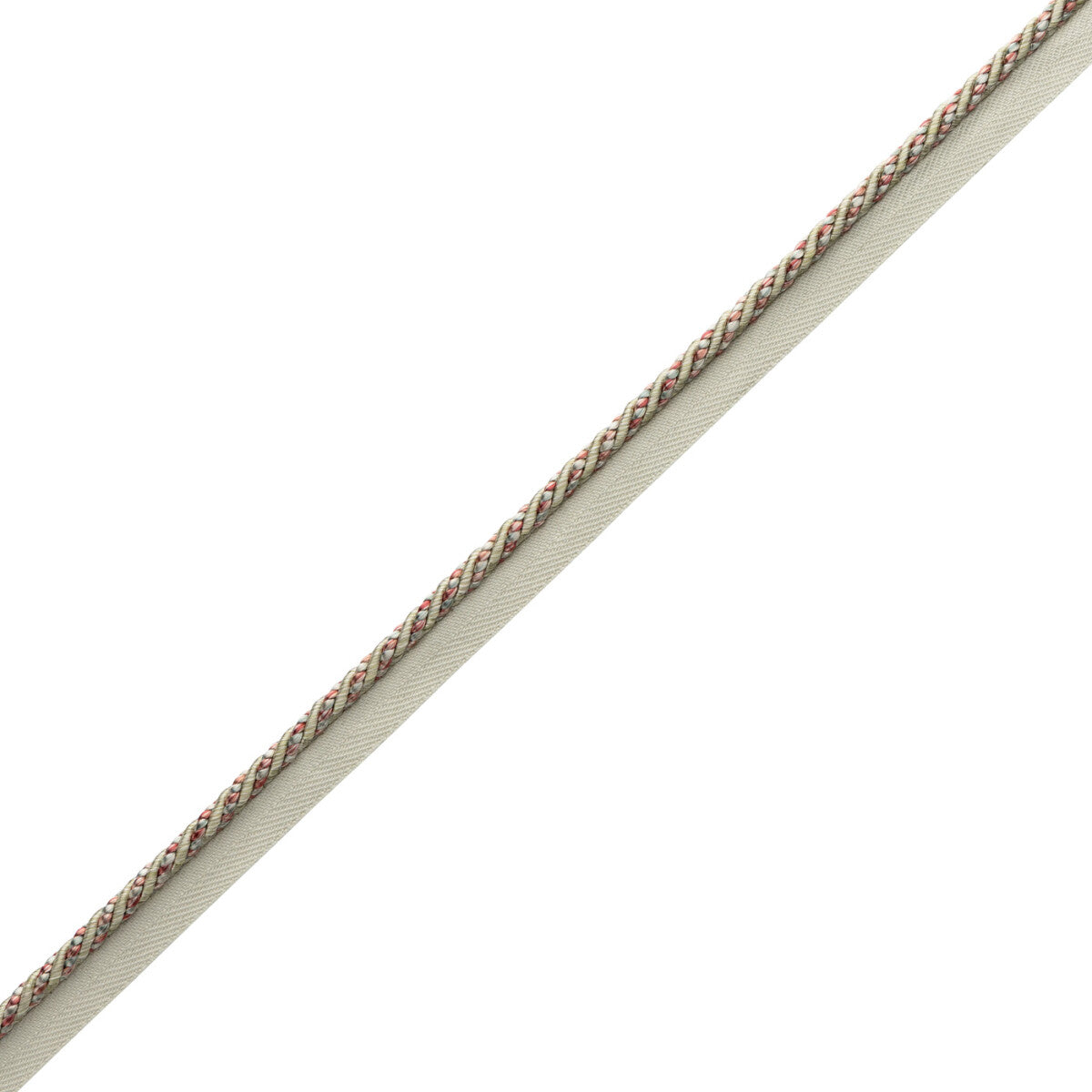 Katerina Cord With Tape Trim by Samuel & Sons in Coral Bouquet