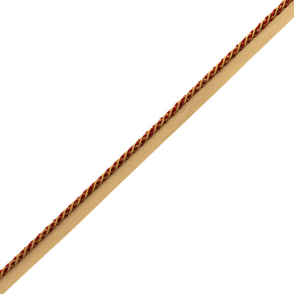 Katerina Cord With Tape Trim by Samuel & Sons in Gilded Vermillion