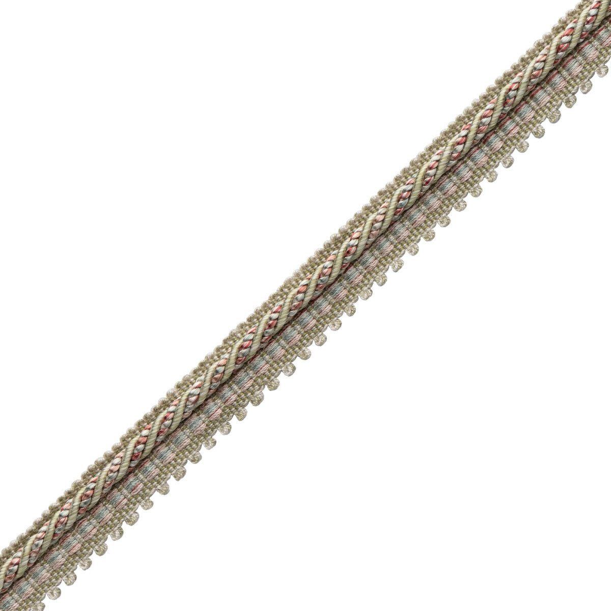 Katerina Cord Gimp Trim by Samuel & Sons in Coral Bouquet