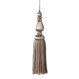 Katerina Key Tassel by Samuel & Sons in Coral Bouquet