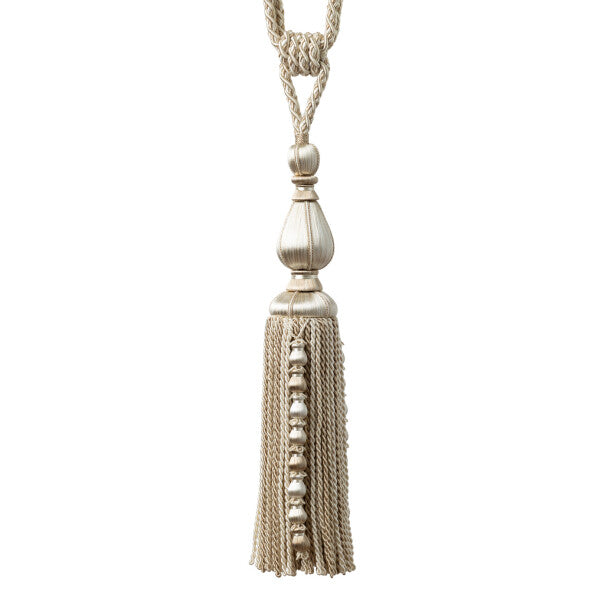 Katerina Tassel Tieback by Samuel & Sons in Bisque