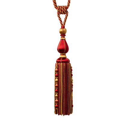 Katerina Tassel Tieback by Samuel & Sons in Gilded Vermillion