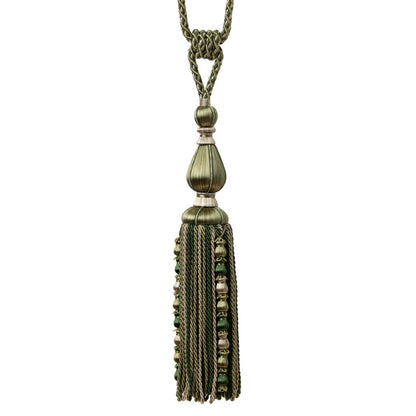 Katerina Tassel Tieback by Samuel & Sons in Elm