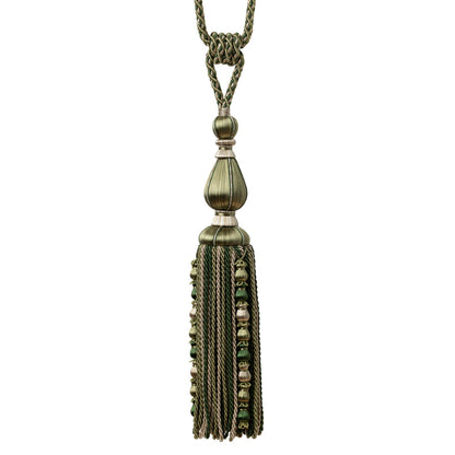 Katerina Tassel Tieback by Samuel & Sons in Elm