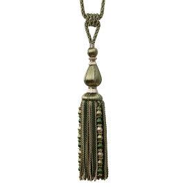 Katerina Tassel Tieback by Samuel & Sons in Elm