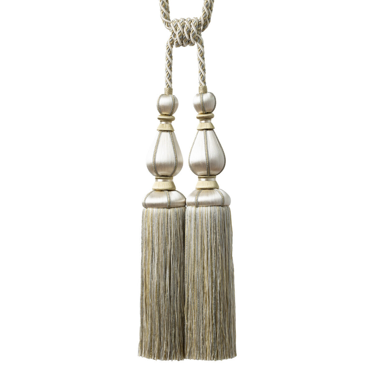 Katerina Double Tassel Tieback by Samuel & Sons in Linden Mist