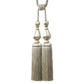 Katerina Double Tassel Tieback by Samuel & Sons in Linden Mist