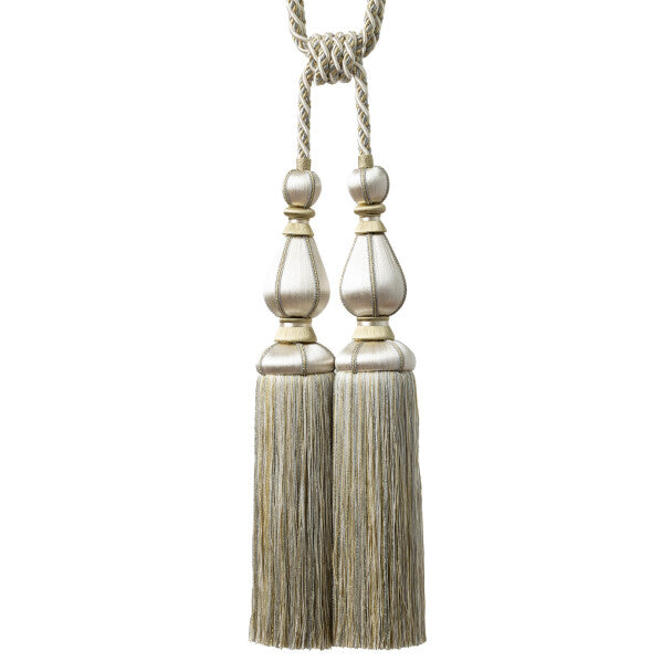 Katerina Double Tassel Tieback by Samuel & Sons in Linden Mist