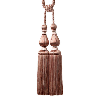 Katerina Double Tassel Tieback by Samuel & Sons in Siena Blush
