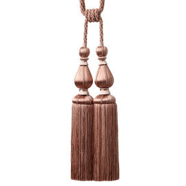 Katerina Double Tassel Tieback by Samuel & Sons in Siena Blush