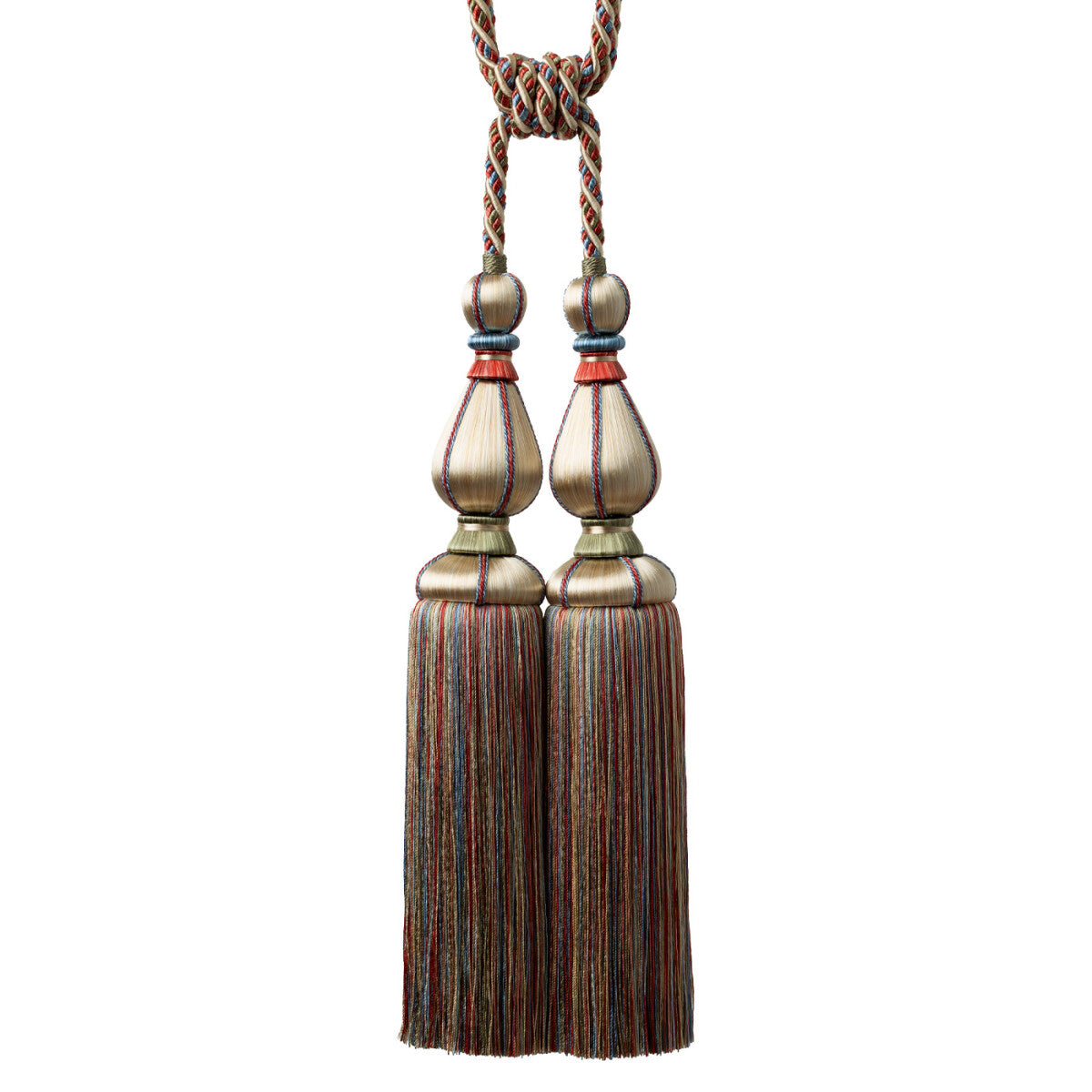 Katerina Double Tassel Tieback by Samuel & Sons in Cloisonné