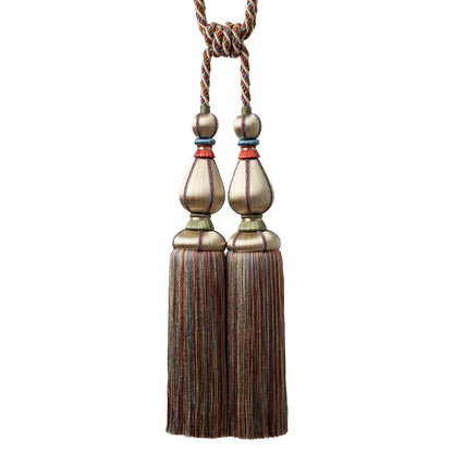 Katerina Double Tassel Tieback by Samuel & Sons in Cloisonné