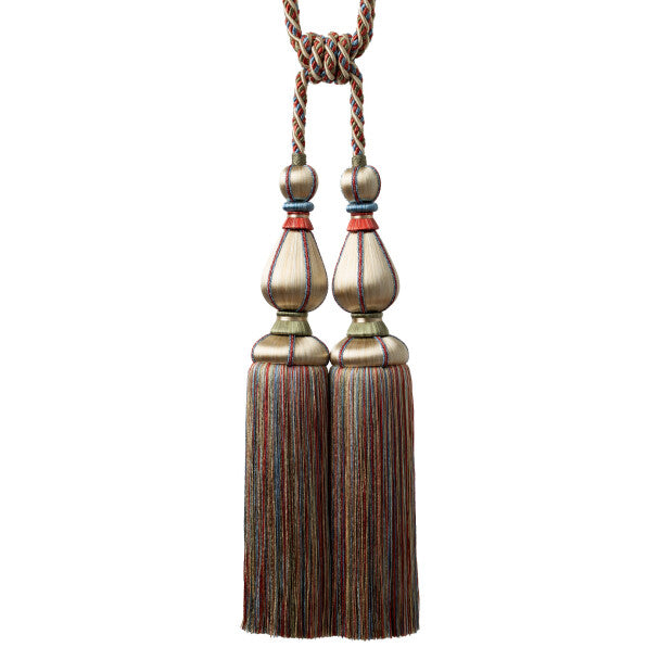 Katerina Double Tassel Tieback by Samuel & Sons in Cloisonné
