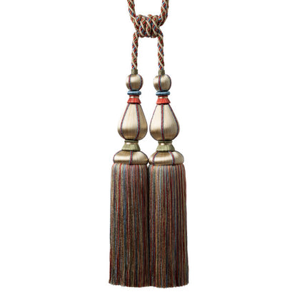 Katerina Double Tassel Tieback by Samuel & Sons in Cloisonné