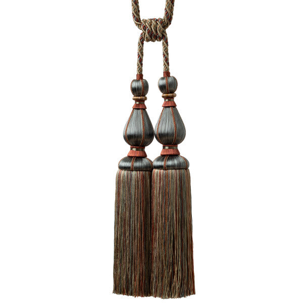 Katerina Double Tassel Tieback by Samuel & Sons in Pompeii