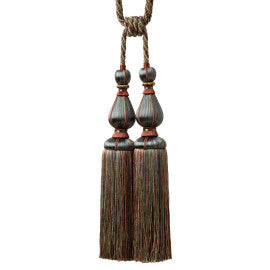 Katerina Double Tassel Tieback by Samuel & Sons in Pompeii