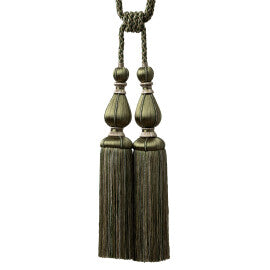 Katerina Double Tassel Tieback by Samuel & Sons in Elm