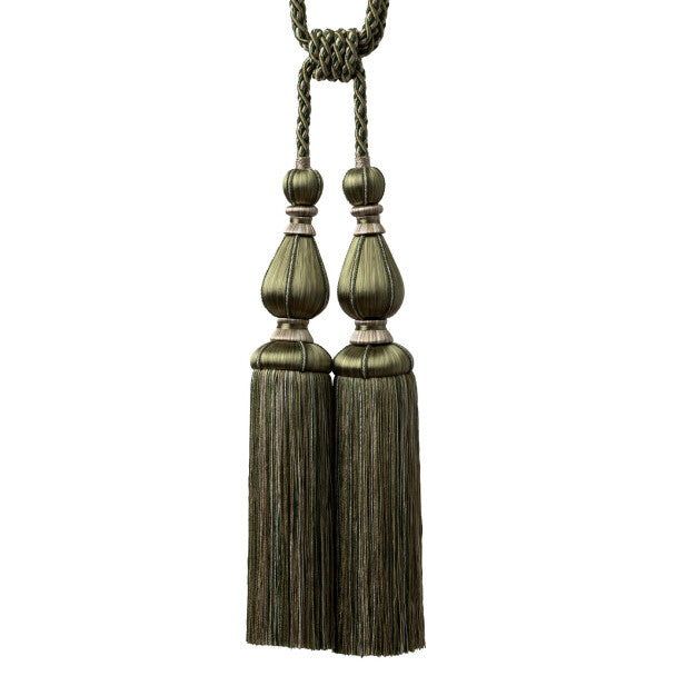 Katerina Double Tassel Tieback by Samuel & Sons in Elm