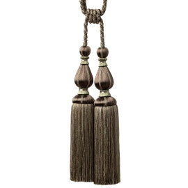 Katerina Double Tassel Tieback by Samuel & Sons in Walnut Grove
