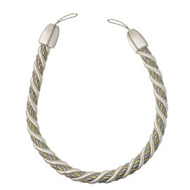 Katerina Cable Holdback by Samuel & Sons in Linden Mist