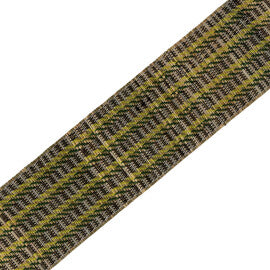 Palmera Striped Border Trim by Samuel & Sons in Bamboo Leaf