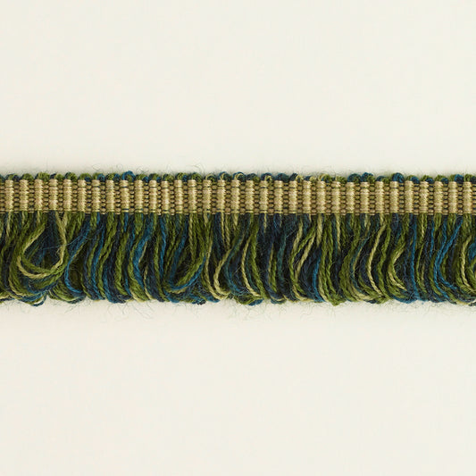 704 2.5cm Ruche Trim by George Spencer Designs in Evergreen