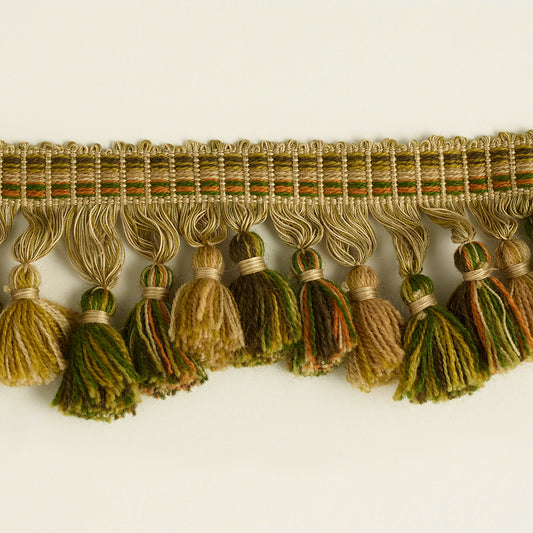 707 Tassel Fringe Trim by George Spencer Designs in Sour Green