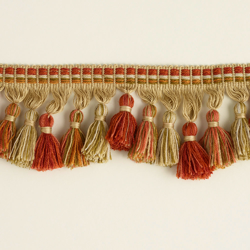 707 Tassel Fringe Trim by George Spencer Designs in Pomegranate