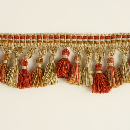 707 Tassel Fringe Trim by George Spencer Designs in Pomegranate