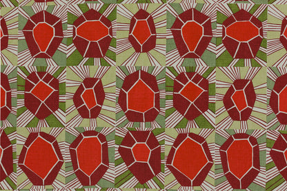Bernard Fabric by Raoul Textiles in Palm