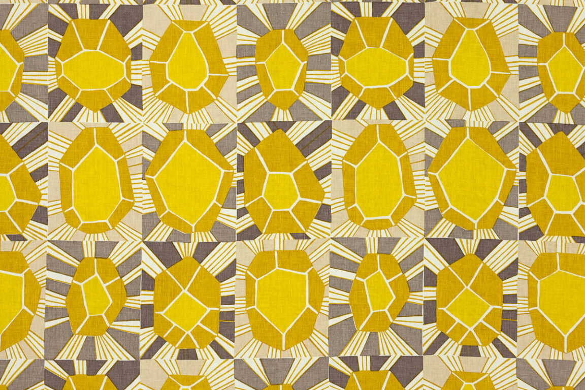 Bernard Fabric by Raoul Textiles in Sulphur