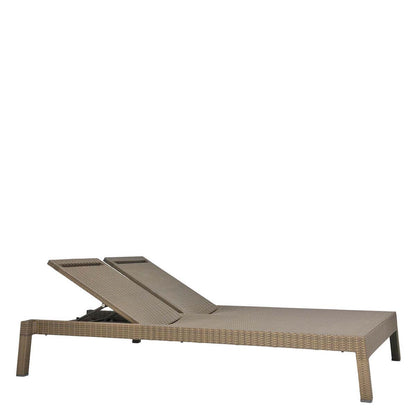 Niche Double Chaise Lounge by JANUS et Cie in Khaki