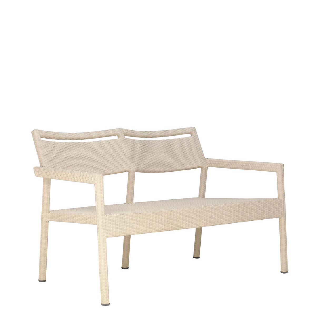 Niche Sofa 2 Seat by JANUS et Cie in Limestone