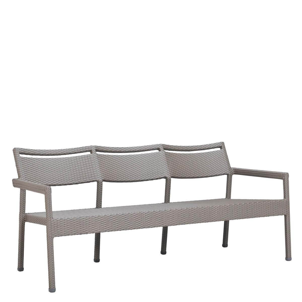 Niche Sofa 3 Seat by JANUS et Cie in Palladium Twill