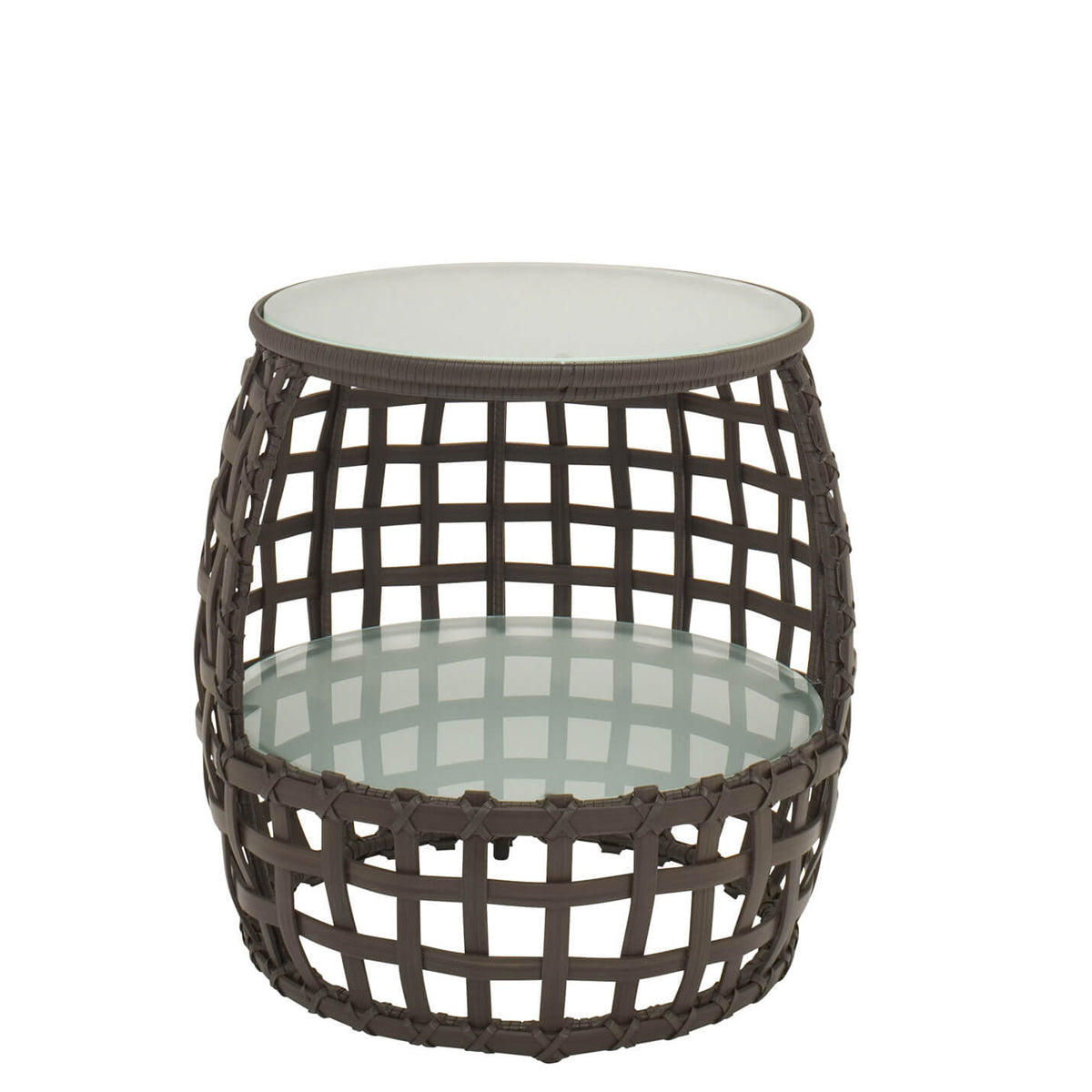 Matilda Side Table Round 56 by JANUS et Cie in Java