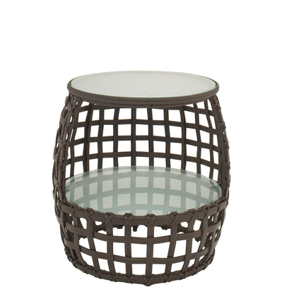Matilda Side Table Round 56 by JANUS et Cie in Java