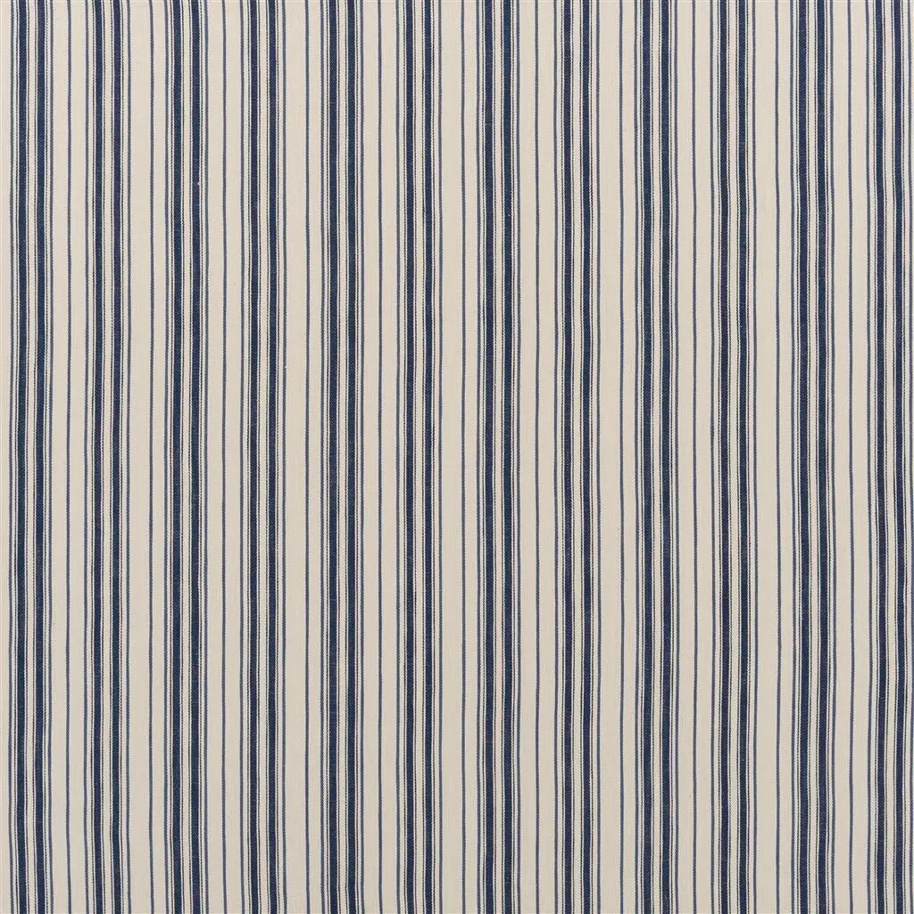 Adrien Stripe Fabric by Ralph Lauren in Ink