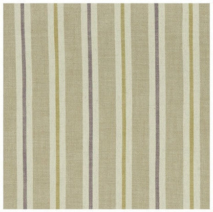 Sackville Stripe Heather/Linen fabric by Clarke & Clarke