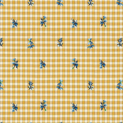 La Seyne Fleuri Fabric by Brunschwig & Fils in Sunflower