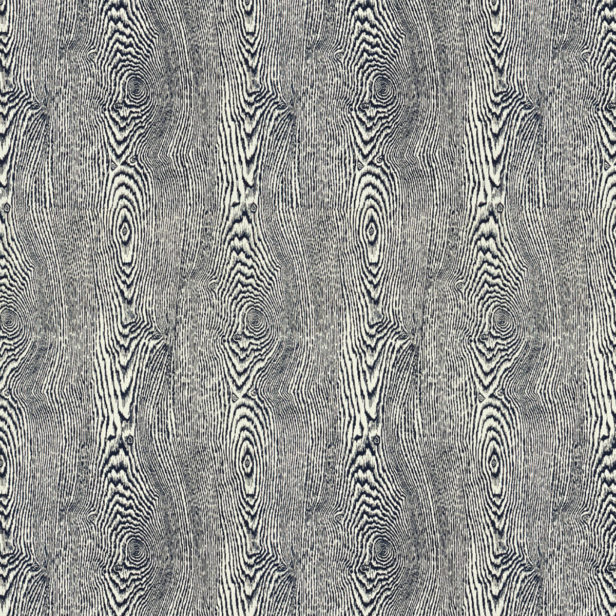 Wood Fabric by Brunschwig & Fils in Indigo