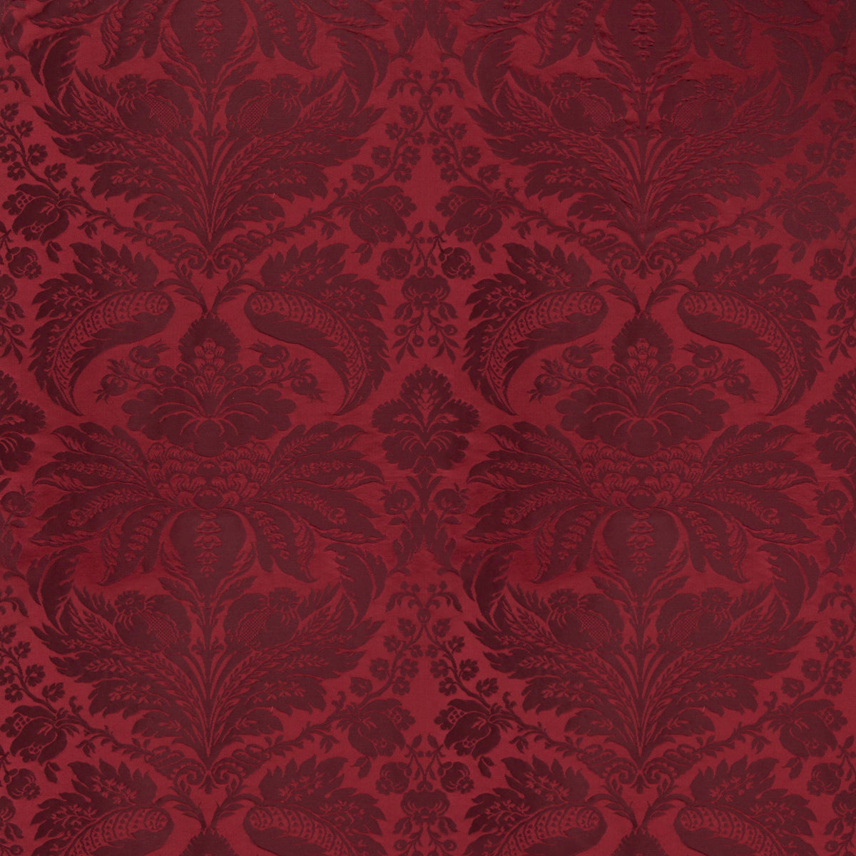 Damask Pierre Fabric by Brunschwig & Fils in Grape