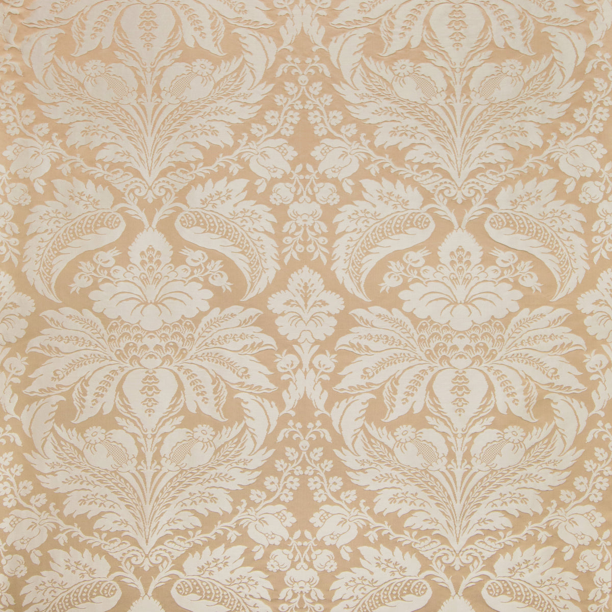 Damask Pierre Fabric by Brunschwig & Fils in Sand