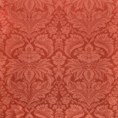 Damask Pierre Fabric by Brunschwig & Fils in Pepper Red