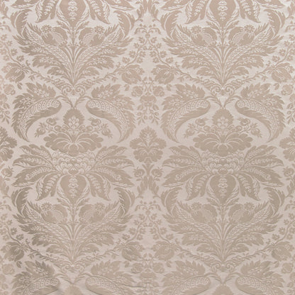 Damask Pierre Fabric by Brunschwig & Fils in Grey