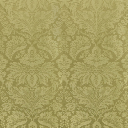 Damask Pierre Fabric by Brunschwig & Fils in Olive