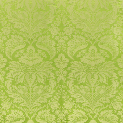 Damask Pierre Fabric by Brunschwig & Fils in Green