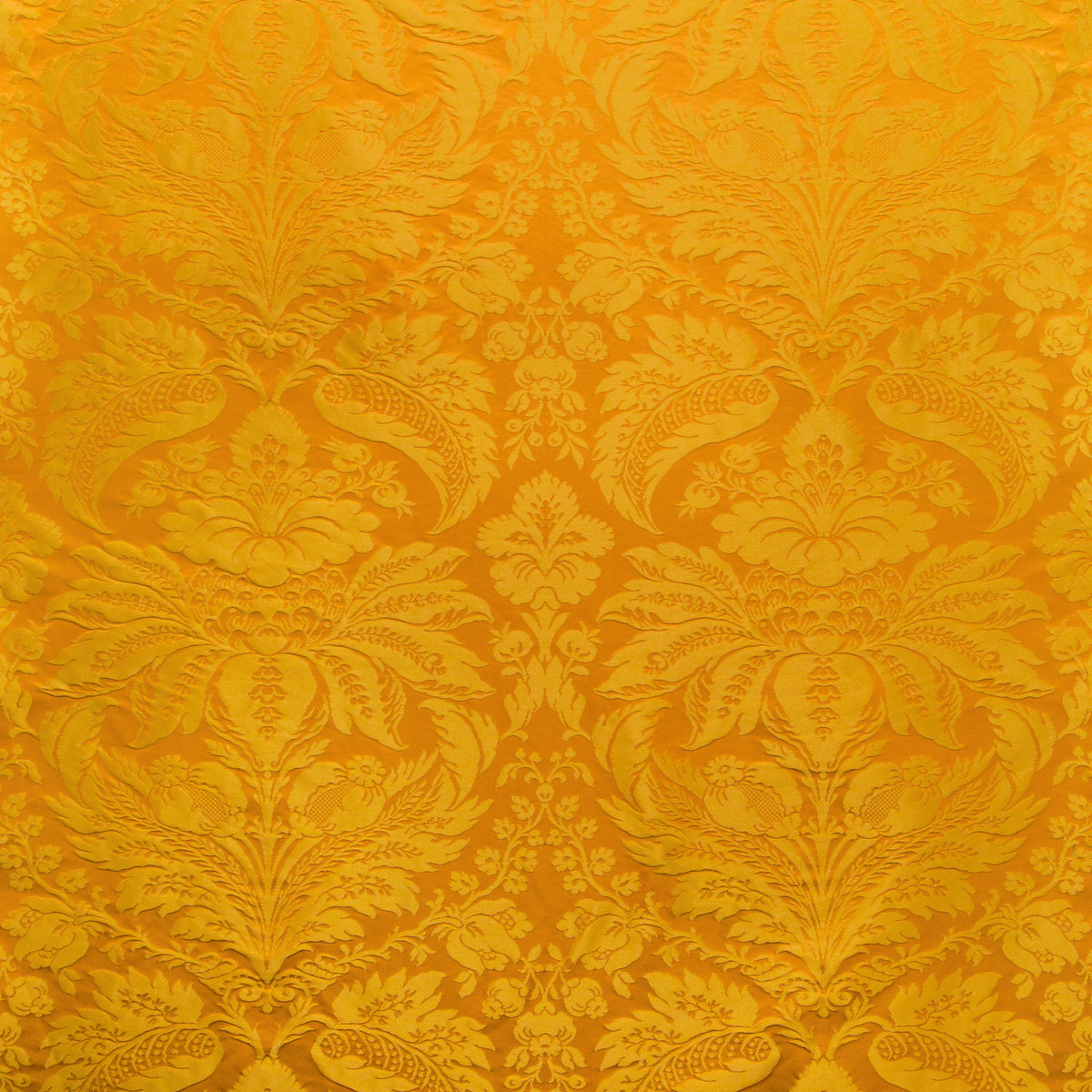 Damask Pierre Fabric by Brunschwig & Fils in Spice