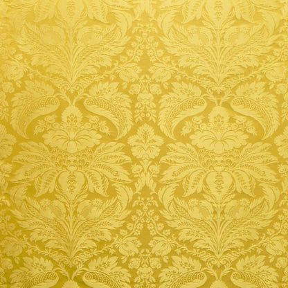 Damask Pierre Fabric by Brunschwig & Fils in Canary